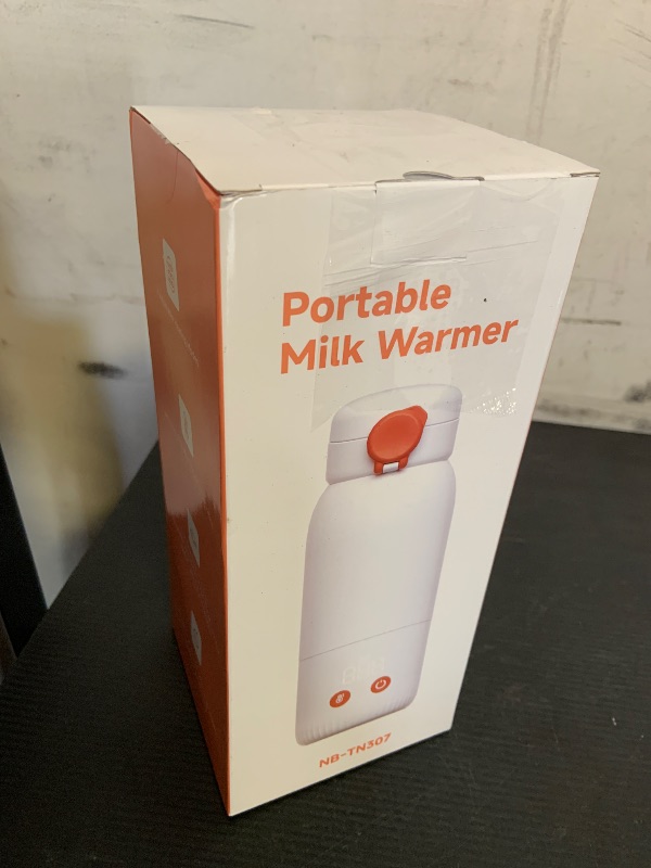 Photo 1 of Portable Bottle Warmer for Travel, 12oz Large Capacity Fast Heating Breast Milk, Water & Formula On The Go Baby Bottle Warmer Accurate Temp Control with 4 Levels Long Battery Life for Car & Airplane