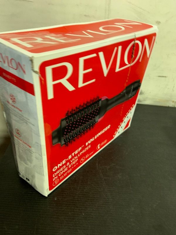 Photo 1 of REVLON One-Step Volumizer Hair Dryer and Styler – Easy Salon-Style Blowouts – Less Frizz, More Shine, and Reduced Heat Damage, for All Hair Types and Lengths (Black)
