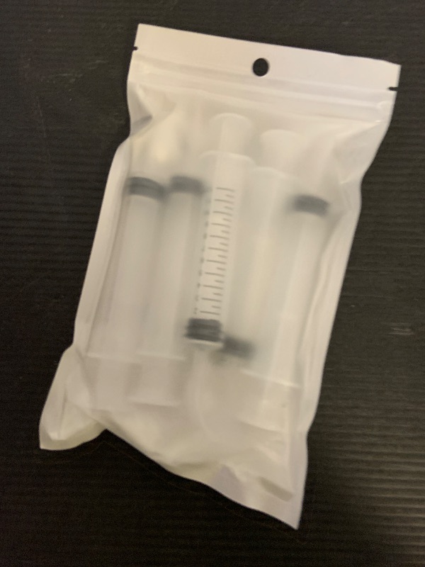 Photo 1 of Wisdom Teeth Syringe, 5 Pack Irrigation Dental Syringes with Measure Scale & Curved Tip for Dental Care Liquid Oral Tonsil Stone