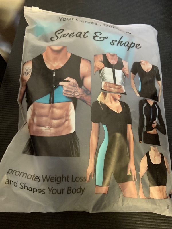 Photo 1 of NonEcho Men Sauna Vest Hot Sweat Waist Trainer Corset Neoprene Tank Top Shapewear Slimming Shirt Workout Suit