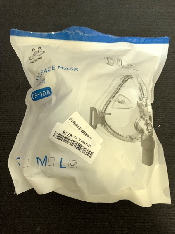 Photo 1 of Universal Replacement Full Face Cushion Full Set Include Headgear, Elbows, Frame, Full Face Supplies to Improve Wearing Comfort - Large (L)