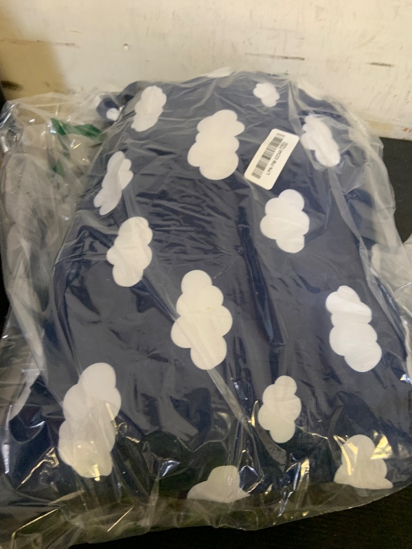 Photo 1 of Toddler Pillow for Sleeping, Kid Pillow 14" x 19" for Small Travel Bed, Nap Pillows, Soft & Skin-Friendly Small Pillows for Sleeping, Toddler Use Only, Age 2 to 5 (Navy Cloud)