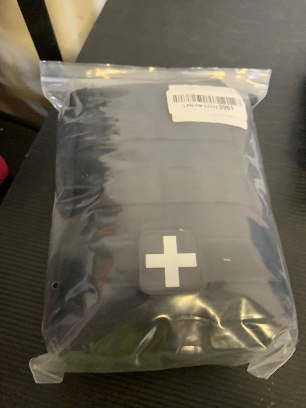 Photo 1 of Carlebben EMT Pouch MOLLE Ifak Pouch Tactical MOLLE Medical First Aid Kit Utility Pouch (With Medical Supplies)