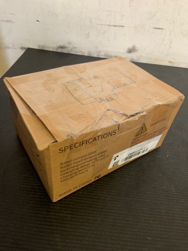 Photo 1 of NACS to CCS Adapter, Fit for Tesla Supercharger to CCS1 Electric Vehicle Adapter, 500A 1000V TSL Charger Adapter for CCS1 EVs, for Ford EVs, GM, Rivian and V3/V4 DC Fast Charging Stations