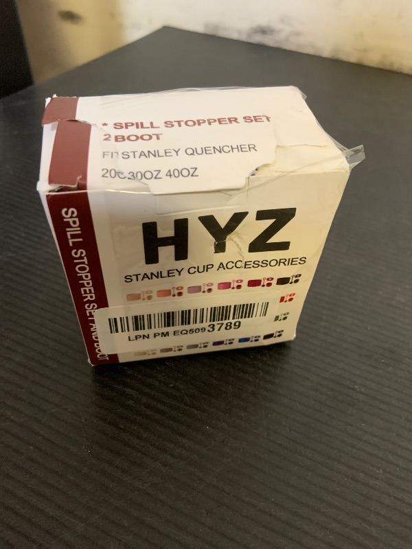Photo 1 of HYZ 8 Piece Accessories for Stanley Cup, Silicone Spill Proof Stopper Set and Protective Boot Including Straw Cover Cap for Stanley H2.0 20oz 30oz 40oz Tumbler, Azure