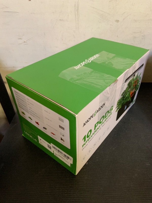 Photo 1 of Ahopegarden Indoor Garden Hydroponics Growing System: 10 Pods Plant Germination Kit Aeroponic Herb Vegetable Growth Lamp Countertop with LED Grow Light - Hydrophonic Planter Grower Harvest Lettuce