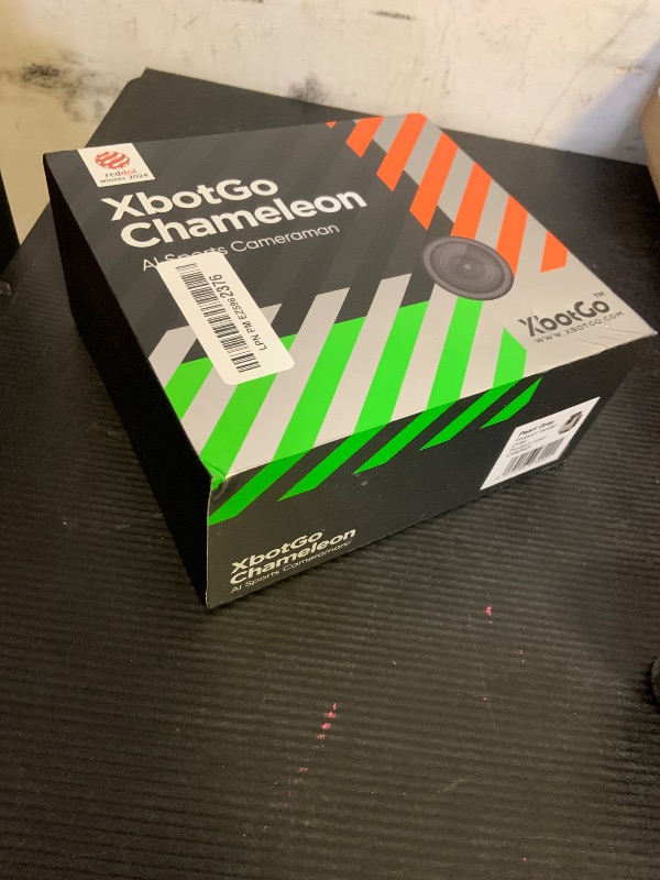 Photo 1 of XbotGo Chameleon AI Auto Sports Action Camera - 4K 60FPS Soccer Camera and Basketball Tracking Camera for Team Sports, Live Streaming, No Subscription, Works with iOS & Android (Pearl Grey)