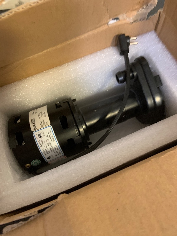 Photo 1 of 9161076-01 Water Pump Replace hartell GPP-1MH-1P HRIM-21-115 803338 Compatible with ice-o-matic Ice Machine Models 115V 1550RPM 60/50Hz 0.38A 7W