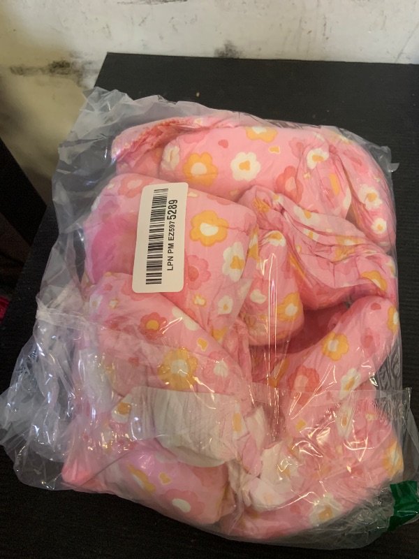 Photo 1 of Pet Soft Dog Diapers Female, Disposable Doggie Diapers for Female Dogs, Puppy Diaper with Adjustable Foam Tail Hole(Pink,12M)