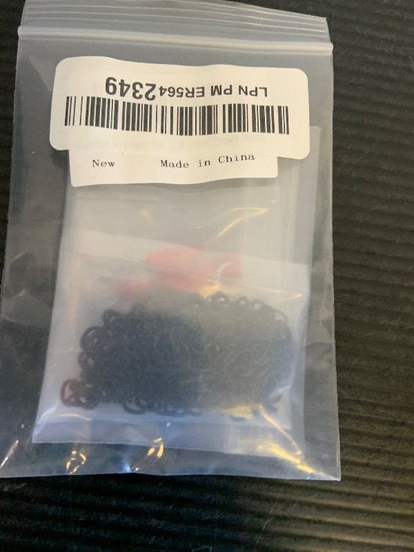 Photo 1 of ShareGoo ---Mini ---Metal Trailer Chain with Tow Hook Decoration Accessories Compatible with Axial SCX10 HSP 94180 RC4WD D90 Traxxas TRX4 CC01 1/10 RC Crawle (Black)