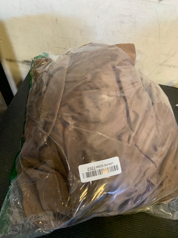 Photo 1 of Chill Sack Bean Bag Chair Cover, 4-feet, Microsuede -Chocolate