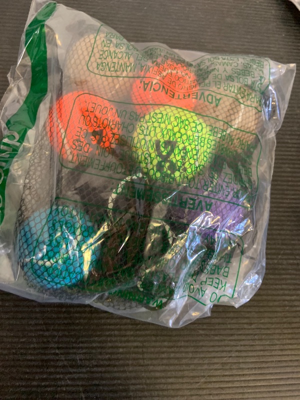 Photo 1 of INSUM Squeaky Tennis Balls for Dogs - 12 Pack 2.0'' Durable Non-Toxic Outdoor Dog Toys Balls with Mesh Bag, SGS Certified, Colorful Fetch Toys,Small Breeds
