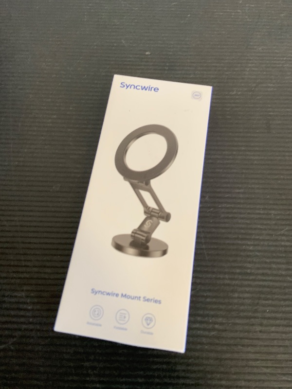 Photo 1 of Syncwire Fits MagSafe Car Mount for Car Dash&Tesla Screen[All-Metal] Magnetic Phone Holder, [Flexible Three-axis]360° Rotation Car Mount Strong Magnets Car Phone Holder for iPhone 17 16 15 14 Pro Max