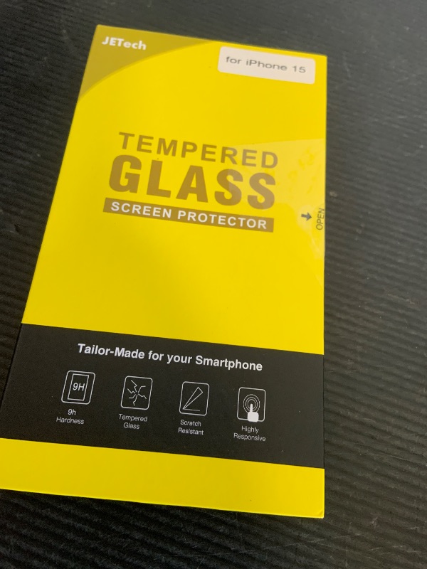 Photo 1 of JETech Privacy Screen Protector for iPhone 15 6.1-Inch, Anti-Spy Tempered Glass Film with Easy Installation Tool, 2-PackLPNPMEQ8370285
