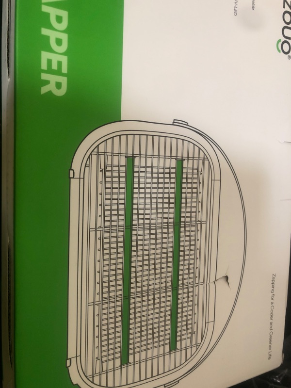 Photo 1 of Buzbug LED Bug Zapper Outdoor Indoor, 10 Years Lifespan Lamp, Rechargeable 5200mAh Battery, Portable Camping Fruit Fly Mosquito Moth Gnat Wasp Trap, Killer, Zapper -MA015C (White)