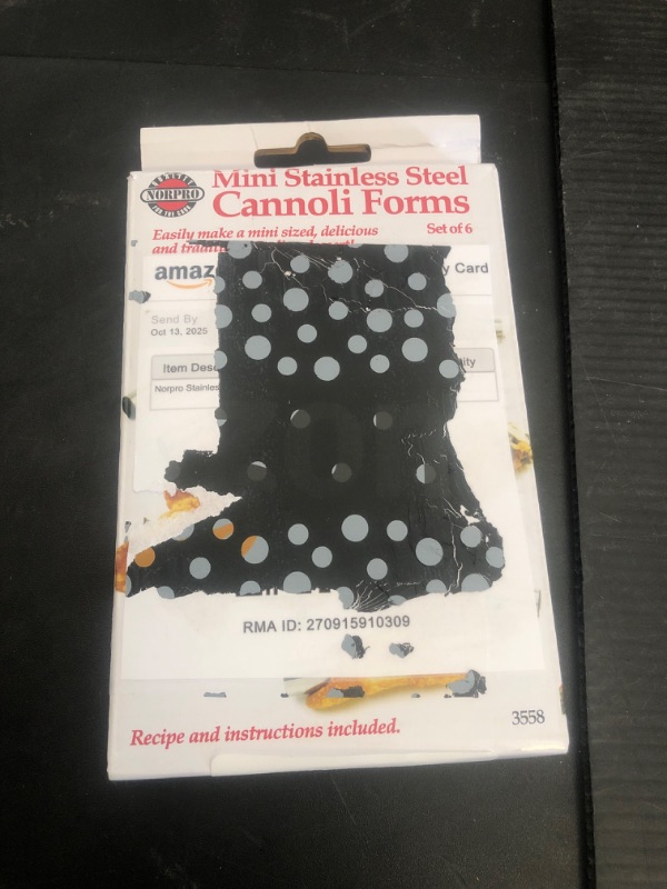 Photo 1 of Norpro Stainless Steel Mini Cannoli Form, Set of 6