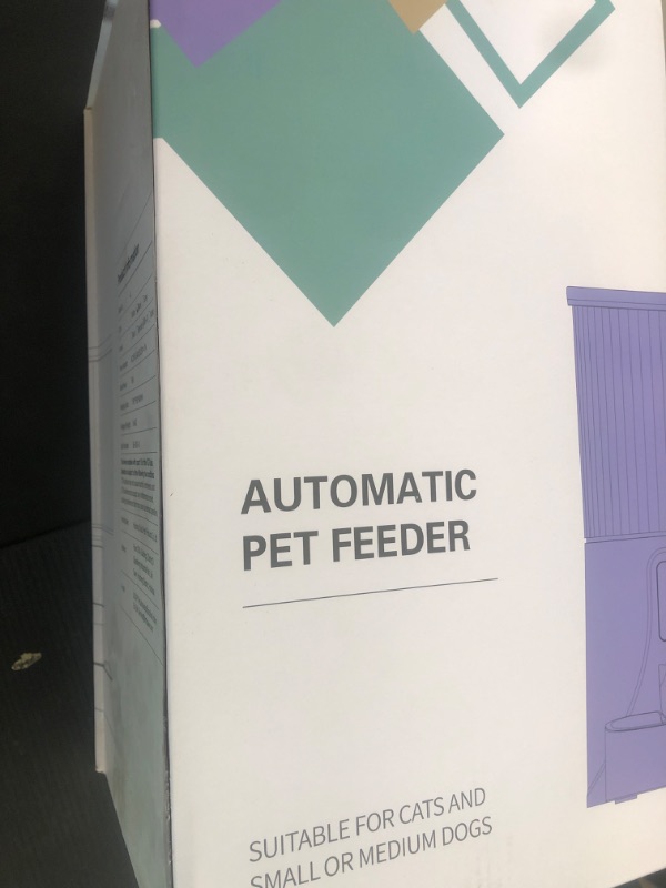 Photo 1 of PETULTRA Automatic Cat Feeder WiFi- 5Ghz Cat Food Dispenser with APP Remote Control- Auto Pet Feeder for Small Dog Indoor- Easy to Set Up and Clean- Dual Power with Desiccant Bag& Stainless Steel