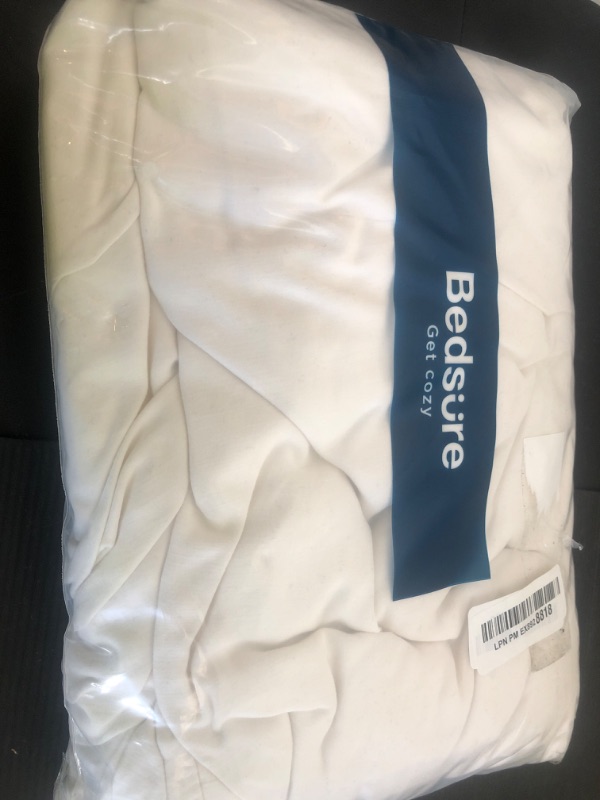 Photo 1 of Bedsure Cooling Duvet Cover King Size - Moisture Wicking and Silky Eucalyptus Lyocell Cotton Hybrid Comforter Cover Set for Hot Sleeper - GentleSoft™ and Breathable, Cooling Bedding Set, Ivory White