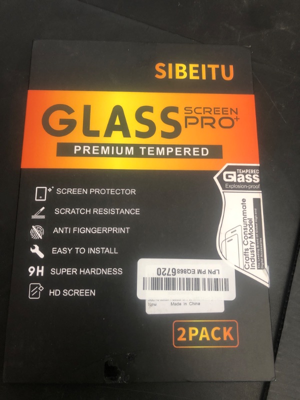 Photo 1 of SIBEITU Screen Protector for iPad Mini 5/4th Generation, 9H HardnessTempered Glass Film Guard 7.9 inch (2 Pack)
