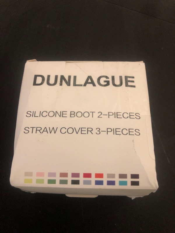 Photo 1 of DUNLAGUE Boot and Straw Cover Set - 2pcs Silicone Boot, 3pcs Straw Cap, Bottom Protector for Stanley Cup H2.0 30oz & 40oz, Exact Color Match with Stanley, Accessories Rose Quartz