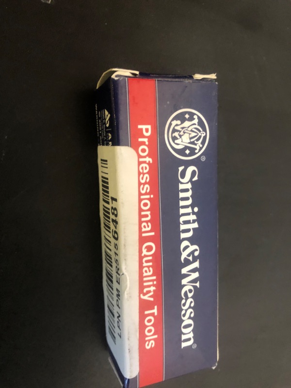 Photo 1 of Smith & Wesson CK400 5.4in High Carbon S.S. Folding Knife with a 2.2in Drop Point Blade and Stainless Steel Handle for Outdoor, Tactical, Survival and EDC