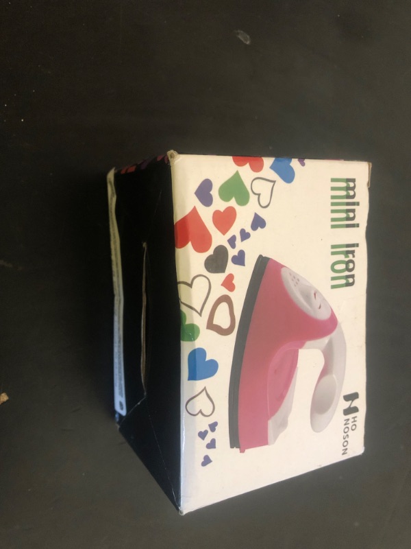 Photo 1 of Honoson Mini Craft Iron Mini Heat Press Small Iron Portable Handy Tiny Flatiron with Charging Base Accessories for Fuse Beads Patch DIY Shoes T-Shirts Heat Transfer Vinyl Projects(Mint Green)