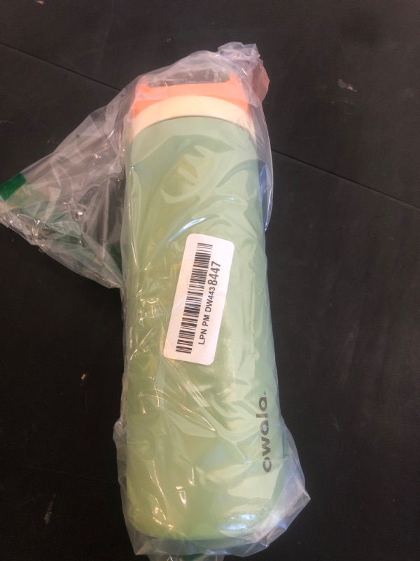 Photo 1 of Owala FreeSip Insulated Stainless Steel Water Bottle with Straw, BPA-Free Sports Water Bottle, Great for Travel, 24 Oz, Camo Cool