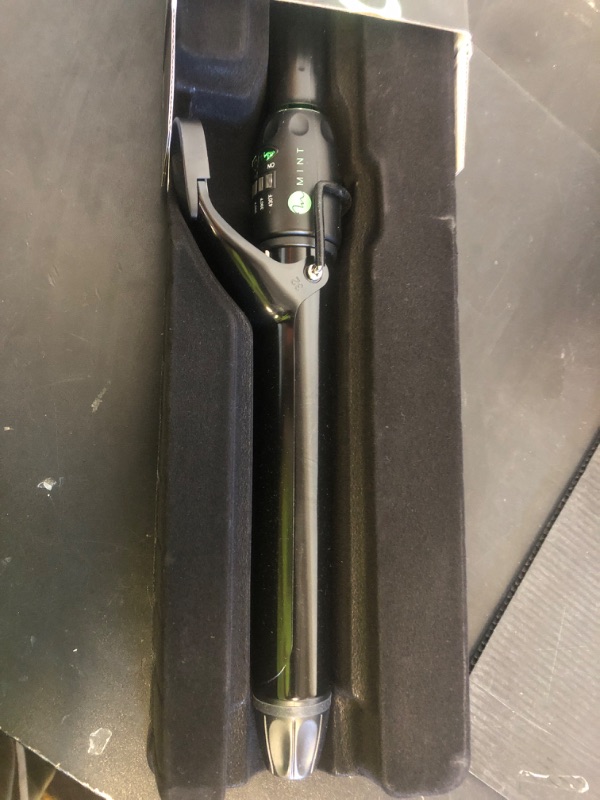 Photo 1 of MINT Professional Extra Long Hair Curling Iron 1 1/4 inch | 2-Heater Ceramic Barrel That Stays Hot | 1.25 Inch Hair Iron Curler for Medium to Large Curls | Travel-Ready International Dual Voltage