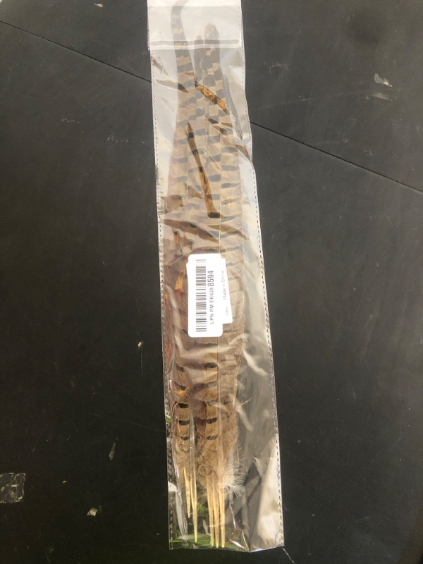Photo 1 of 10pcs Natural Pheasant Tail Feathers for Floral Arrangements 16-18 Inch, Decorative Feathers for Vase, Bouquet, Crafts, Hats