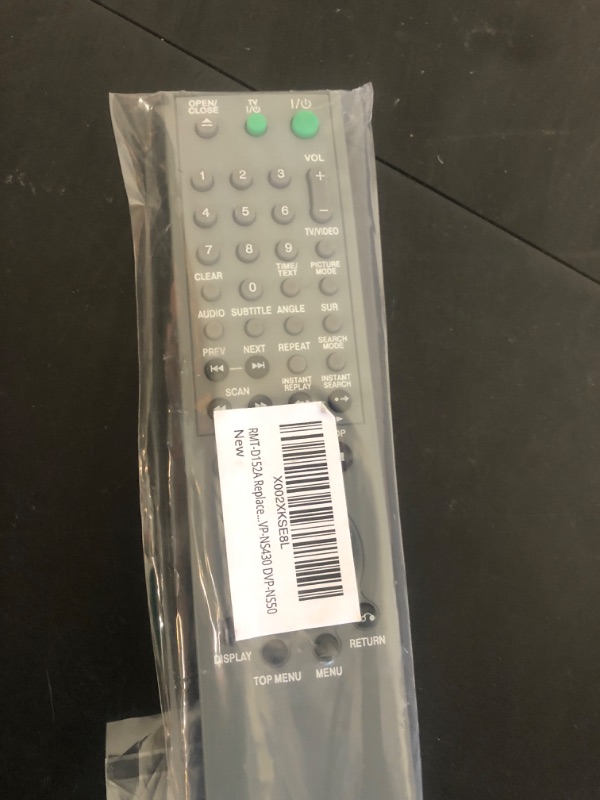 Photo 1 of RMT-D152A Replace Remote Control fit for Sony CD DVD Player DVP-NS325 DVP-MS67 DVP-N325 DVP-CX995V HT-9950M DVP-NS57P DVP-NS333 DVP-NS355 DVP-NS41 DVD-NS700P DVP-NC60P DVP-NC85H DVP-NS430 DVP-NS50
