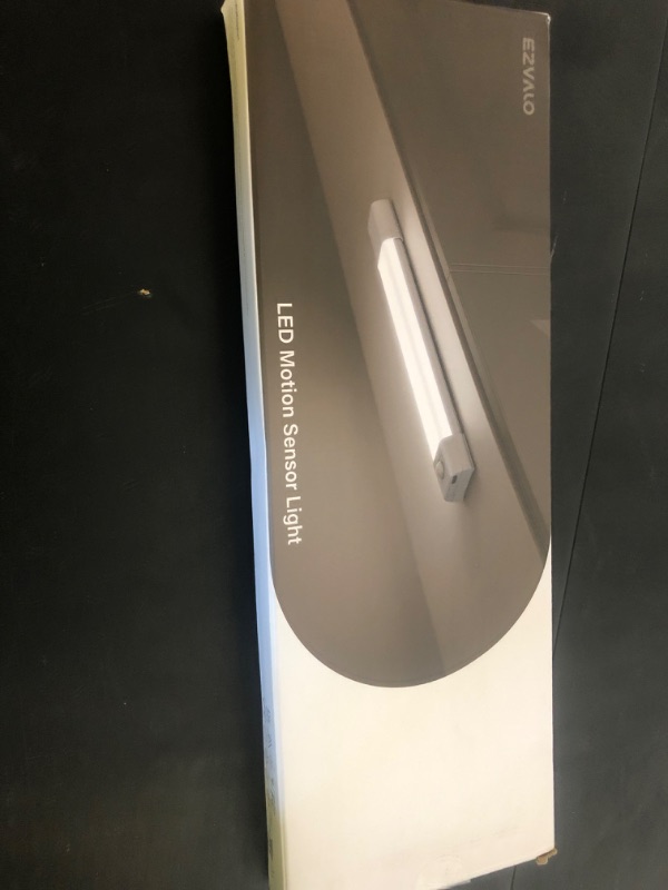 Photo 1 of EZVALO Under Cabinet Lighting, Wireless Closet Lights, 50 LED Rechargeable Motion Sensor Light, Dimmable, 3 Color Temperatures, 11.8 inch Counter lights for Kitchen, Pantry, Bedroom, Wardrobe (3 Pack)