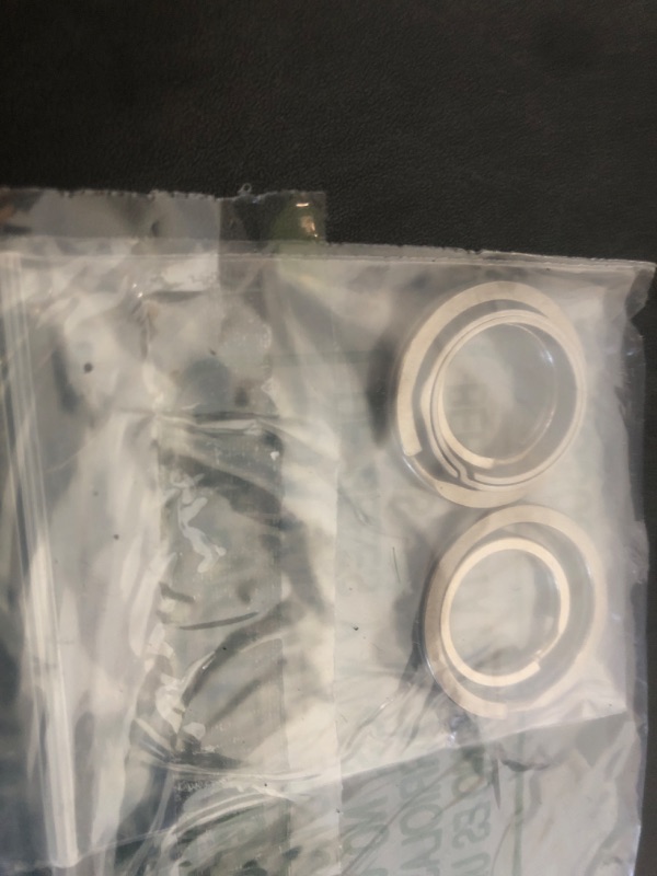 Photo 1 of TISUR Titanium Key Rings for Keychain, Side-Pushing key chain rings Split keyring heavy duty Keychain Rings bulk