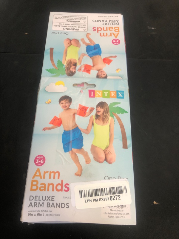 Photo 1 of Intex - Arm Band Swim Trainers - 6.3 x 5 x 1.1 inches, 3.8 Ounces (4-Pack)
