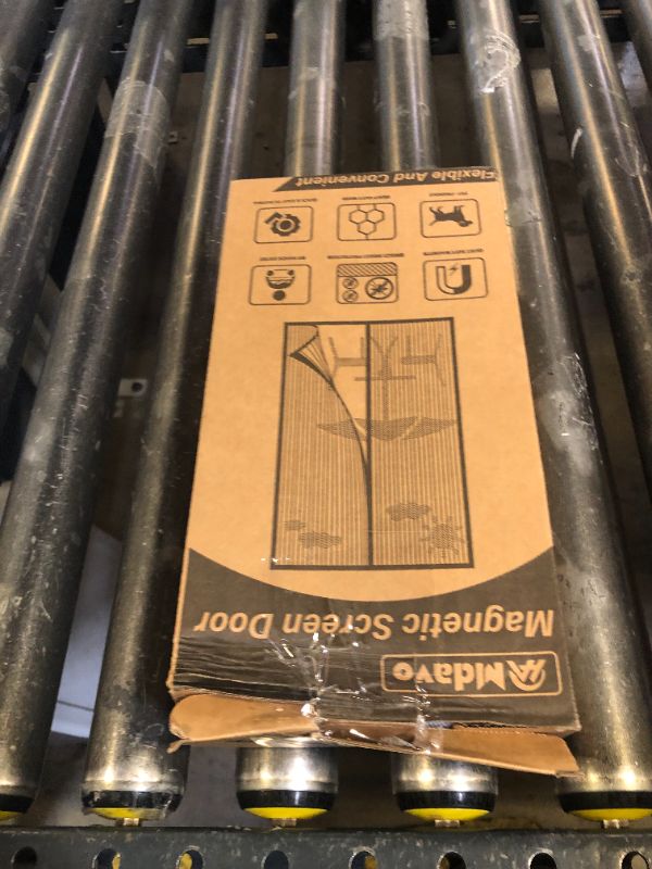 Photo 1 of Magnetic Screen Door,Self Sealing Magnets, Easy Install Screen Doors with Magnets,Pet & Kid Friendly- Fits Doors up to 36 x 80 Inches White