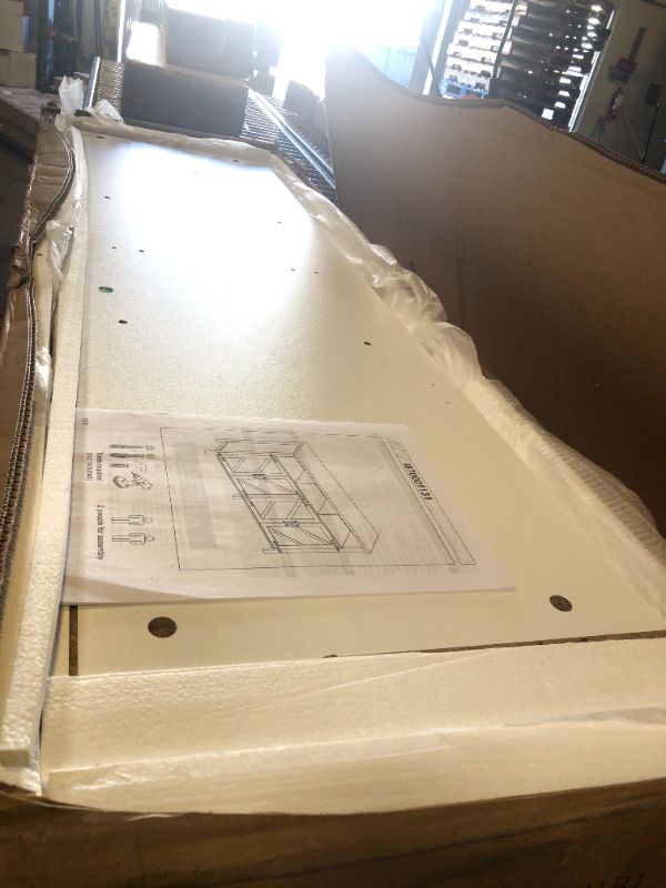 Photo 1 of WHITE CABINET 