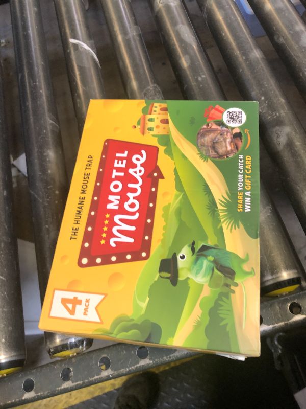 Photo 1 of Motel Mouse Humane No Kill Live Catch and Release Mouse Traps, Reusable with Cleaning Brush - 4 Pack