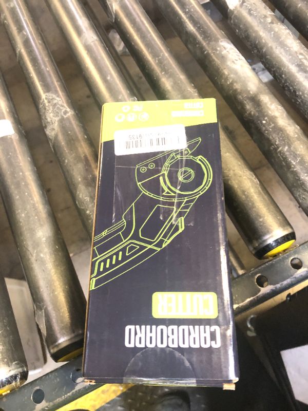Photo 1 of Cordless Electric Scissors: 4V Rechargeable Rotary Cardboard Cutter, 3000mAh Battery, with LED Light, 2 Blades, Box Cutter for Fabric Carpet Carton Plastic Leather Cloth