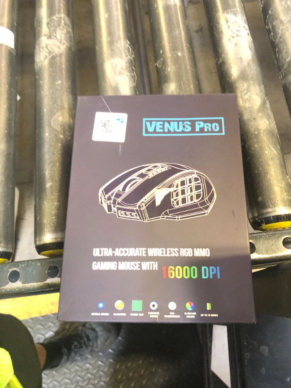 Photo 1 of UtechSmart Venus Pro RGB Wireless MMO Gaming Mouse, 16,000 DPI Optical Sensor, 2.4 GHz Transmission Technology, Ergonomic Design, 16M Chroma RGB Lighting, 16 programmable Buttons, Up to 70 Hours