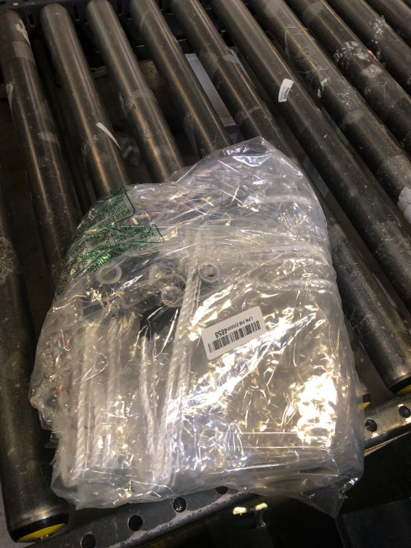 Photo 1 of Clear Tarp 3x6ft Clear Tarps Heavy Duty Water Resistant,14Mil Thickened Transparent Tear Resistant PVC Vinyl Tarpaulin Enclosurewith Grommets and Reinforced Edges for Patio,Porch and Outdoor