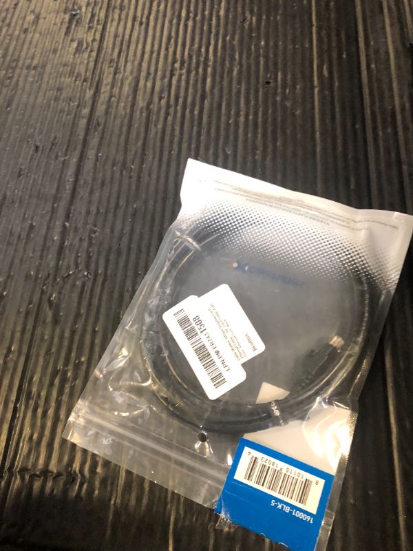 Photo 1 of Cable Matters 10Gbps Snagless Cat 6 Ethernet Cable - 5ft, Cat 6 Cable, Cat6 Cord, Ethernet Cord, Black