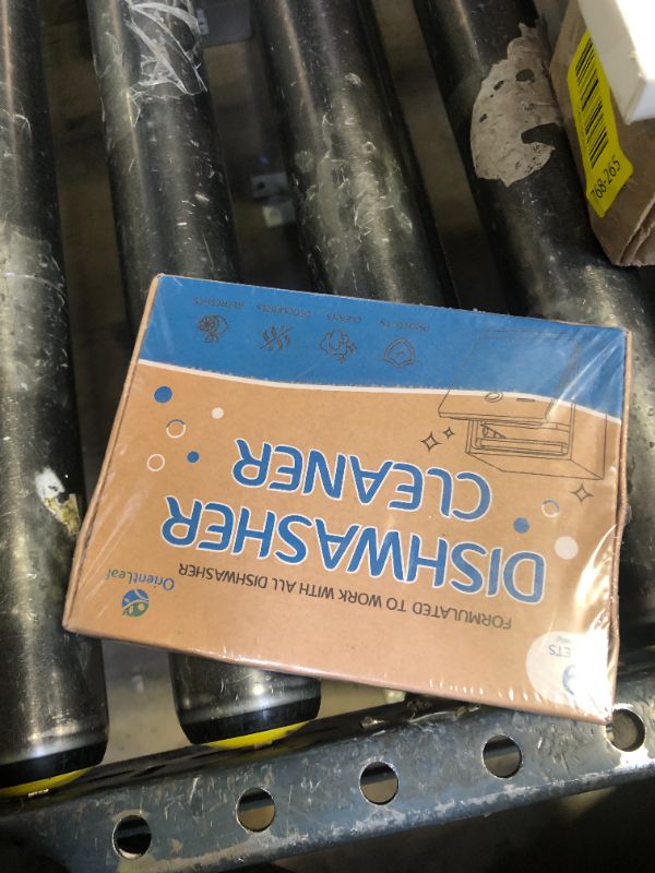 Photo 1 of ORIENTLEAF Dishwasher Cleaning Tablets, Lemon Scent 9 Month Supply, Dishwasher Cleaner and Deodorizer, Dish washer Descaler