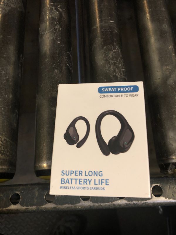 Photo 1 of HAOYUYAN Wireless Earbuds, Sports Bluetooth Headphones, 80Hrs Playtime Ear Buds with LED Power Display, Noise Canceling Headset, IPX7 Waterproof Earphones for Workout/Running (Rose Gold)