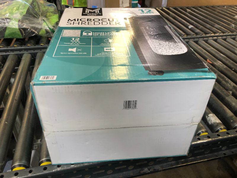 Photo 1 of Member’s Mark 12-Sheet Micro-Cut Shredder, 4.49 Gallon Bin