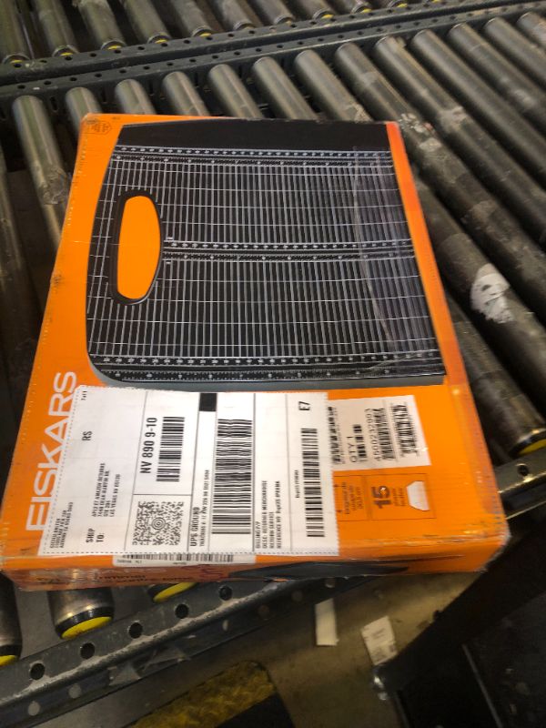 Photo 1 of Fiskars Recycled Bypass Paper Trimmer - 12" Cut Length - Guillotine Paper Cutter with Self-Sharpening Blade - Black