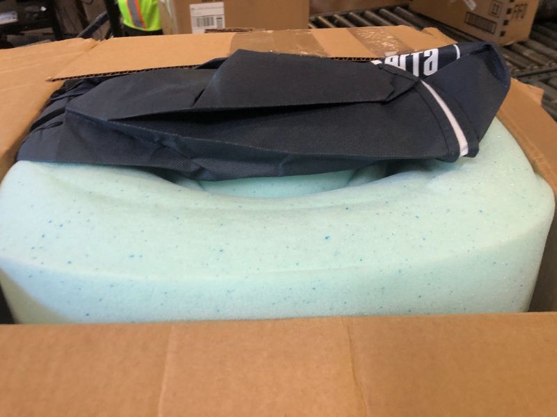Photo 1 of Serta ThermaGel Cooling, Pressure-Relieving Memory Foam Mattress Topper, 3 Inch, California King