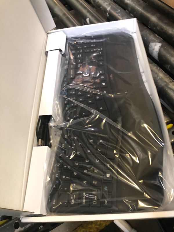 Photo 1 of Kensington Pro Fit Ergonomic Wired Keyboard- Black (K75400US)