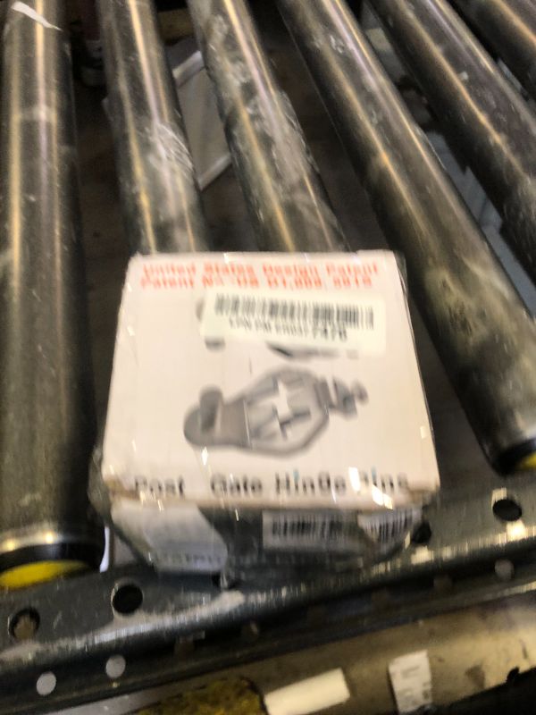Photo 1 of T-Post Gate Hinge Pins - Heavy Duty Gate Hanger, Hang a gate from a Metal T Post, Steel Gate Hinges Target Hanger for Farm Gate, Garden & Backyard Gate, Easy to Install. (Patent)