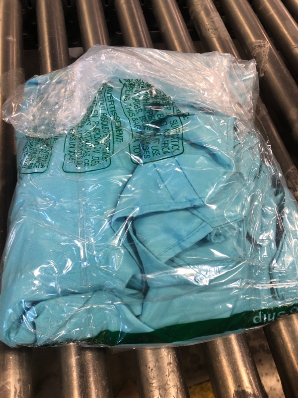 Photo 1 of MASTERCANOPY Patio Umbrella 10 ft Replacement Canopy for 8 Ribs-Turquoise Canopy Only