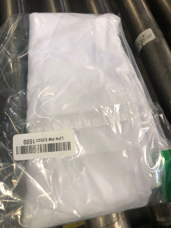 Photo 1 of TAOSON 100% Cotton 300 Thread Count Envelope Style Body Pillow Cover,Long Pillowcase Pillow Protector Cushion Cover Non Zippered 20"x48" Fits 21 x 48 White Solid