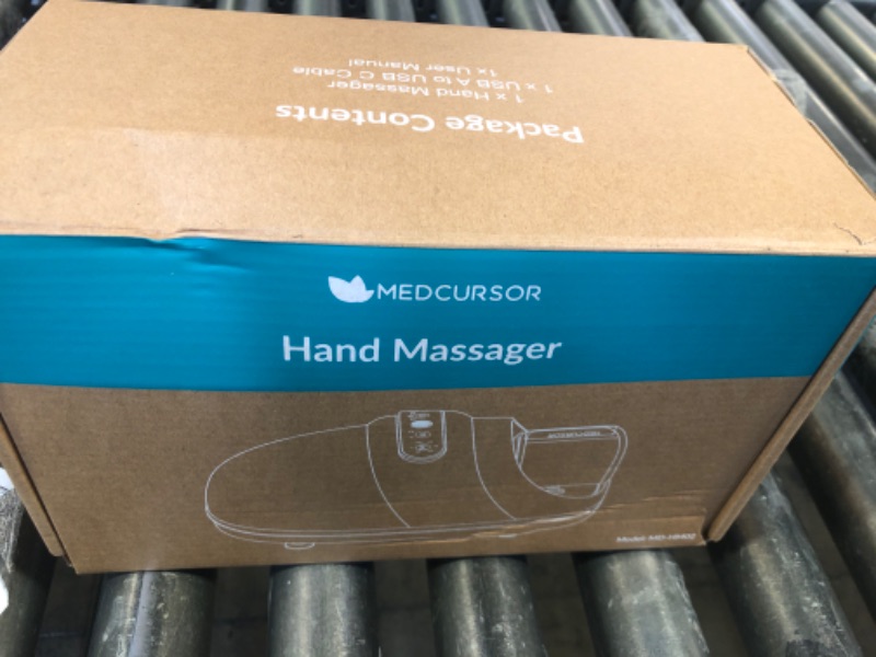 Photo 1 of Medcursor Cordless Hand Massager, Hand Massager with Heat and Compression, Hand Warmer with Acupressure Beads, 6 Massage Modes, 2 Heat Levels, 3 Timers
